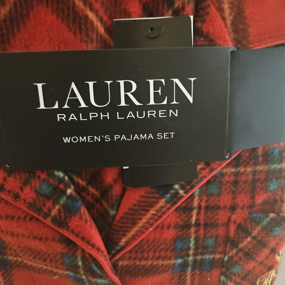 Lauren Ralph Lauren Tartan Plaid Pajama Set - Picture 4 of 5